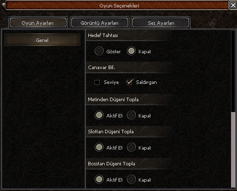 Özelleştirilebilir Oto Toplama